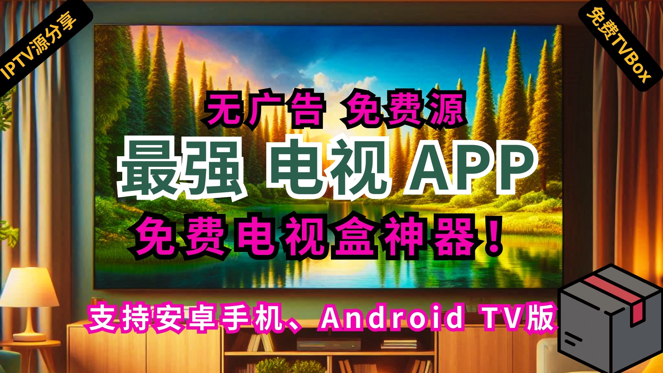 【免费tvbox】安卓手机或Android电视盒子最强看电视app,无广告,配置(视频源)教程